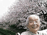 PHOTO[Baachan with SAKURA]