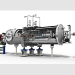 mechanics, thumbnail 12, Cryomodule of Compact ERL / cutaway view