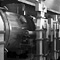 accelerator 06, thumbnail 18, Interior of the main linac tunnel of the ILC (concept illustration, b&w)